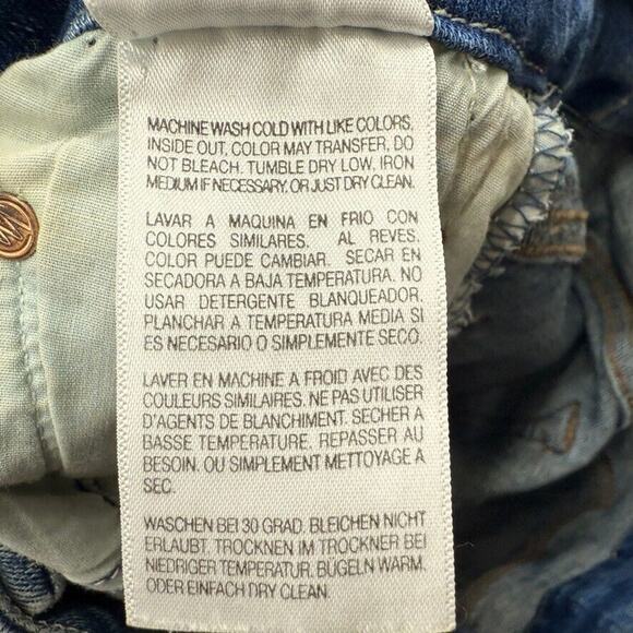 MOTHER Womens 25 The Looker Crop in Make Me Soft Stretch Denim Jeans - Picture 9 of 10